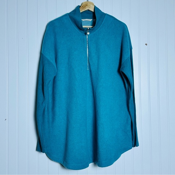 Soft Surroundings Adalyn Pullover Tunic Size XL Quarter-Zip Top Lightweight - Picture 12 of 13